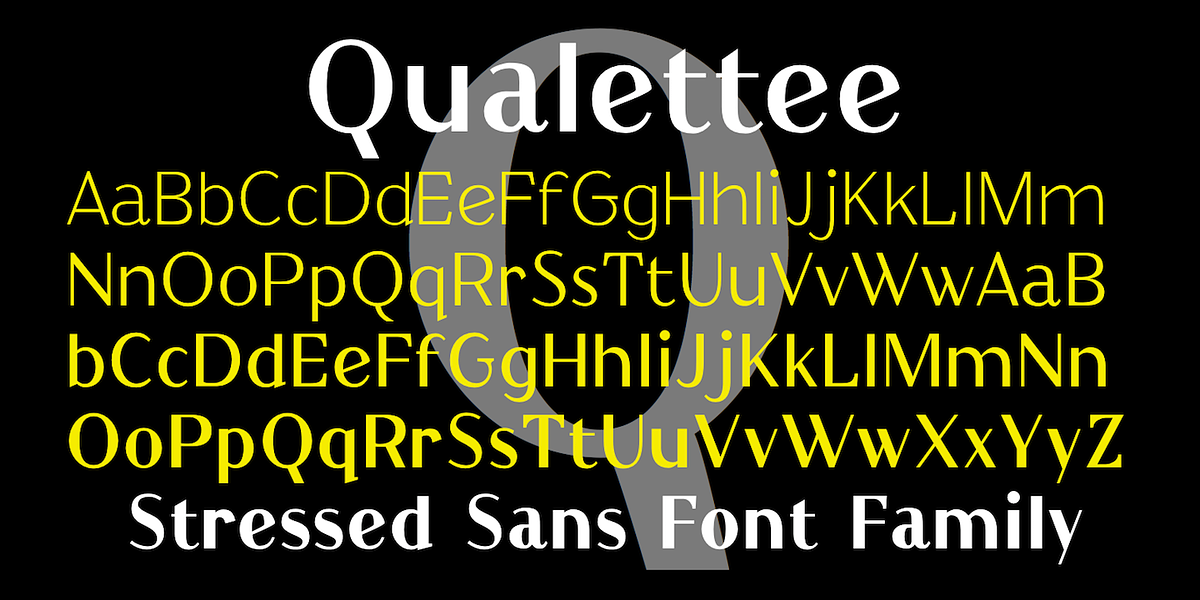 Qualettee, a Sans Serif Font by Ingrimayne Type (Photo 2 of 8)