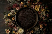 Newborn Flowers Digital Backdrop, a Layer Style Add-On by Wild Honey Design Co. (Thumbnail 2 of 2)