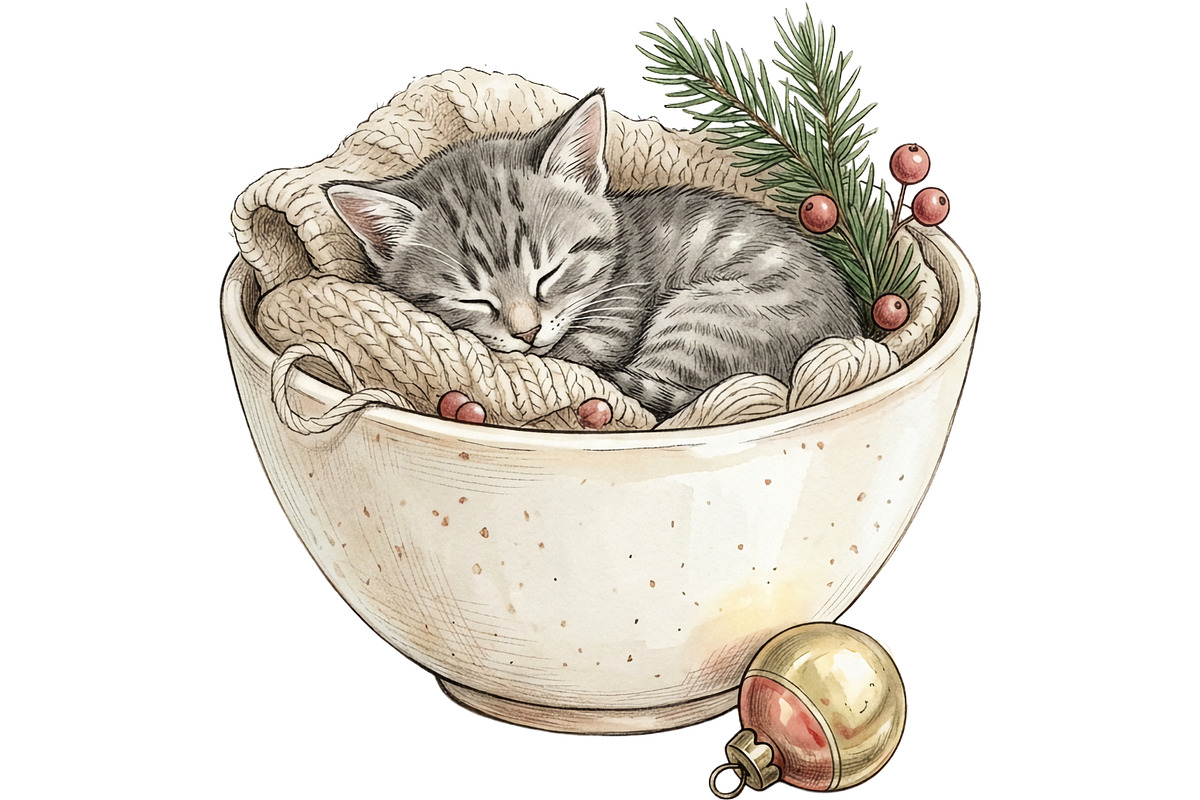 Cozy Winter Animals Clipart Bundle, an Animal Illustration by T-shirt Pond (Photo 2 of 25)