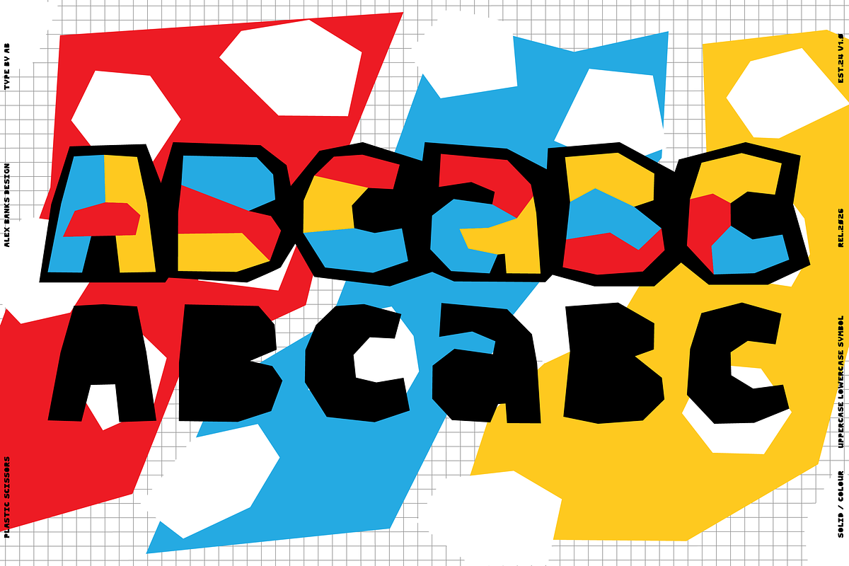PLASTIC SCISSORS Playful Display, a Sans Serif Font by Alex-Banks Type (Photo 4 of 13)