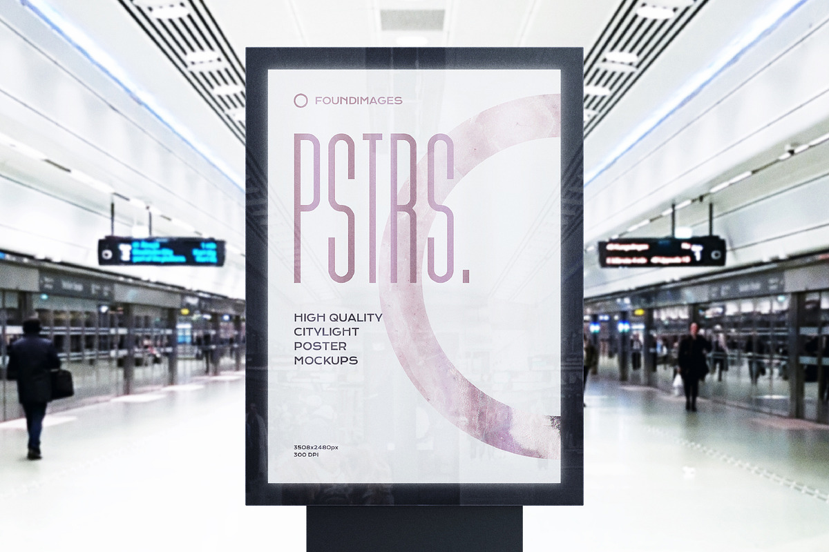 Poster outdoor indoor mockup bundle, an Advertising Mockup by FoundImages (Photo 5 of 64)