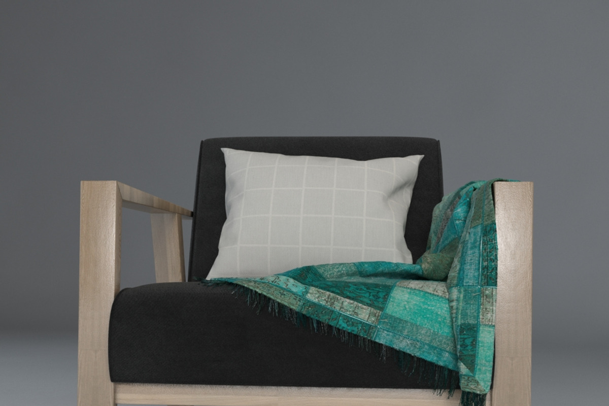 Ikea Ekenaset Chair, a Furniture 3D Model by NOMODOL (Photo 6 of 7)