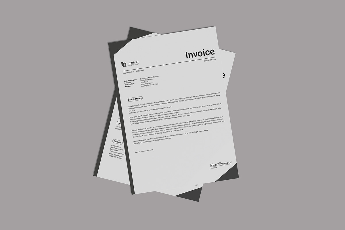 Invoice Template preview 4