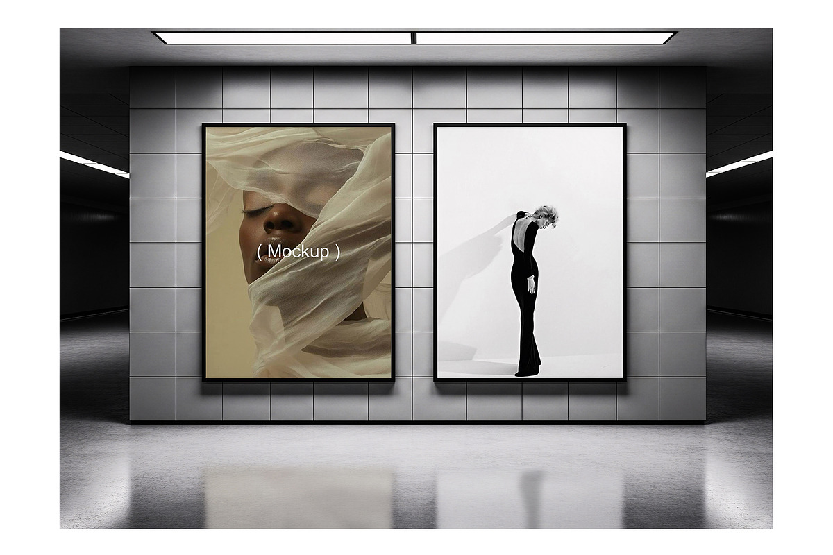 Frame & Board Mockup, an Advertising Mockup by Aquarianz Studio (Photo 2 of 8)