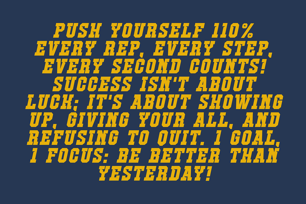 Stumner - Sport Display Font, a Serif Font by Snape Design Studio (Photo 7 of 12)
