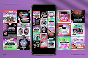 Summer Fashion Instagram Pack, a Social Media Template by graphicook (Thumbnail 1 of 5)