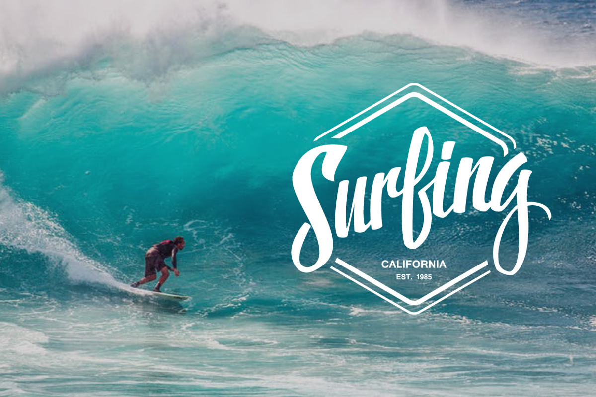 Surfing Logo Set., a Graphic by Finevector (Photo 6 of 6)