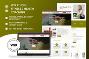 Wix Stuido Health Coaching Theme, a Wix Template by Wix Creative Themes (Thumbnail 1 of 3)