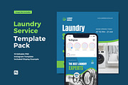 Laundry Service Instagram Post, a Social Media Template by CavenArt (Thumbnail 1 of 5)