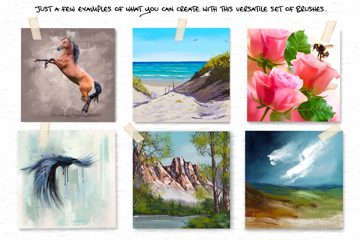 Oil Painter Artist Set for Procreate, a Brush Add-On by SketchWerx (Photo 10 of 21)