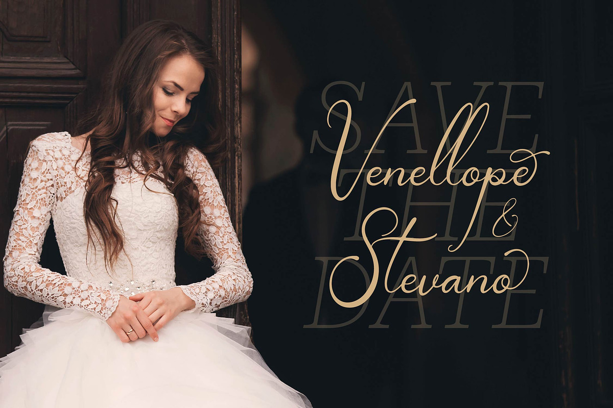 Teofandin Levantamy | Wedding Script, a Script Font by Denustudios (Photo 2 of 14)