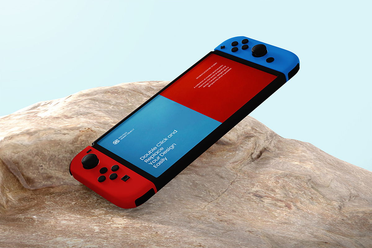 Nintendo Mockup, a Wearable Device Mockup by Mockupnine (Photo 4 of 4)
