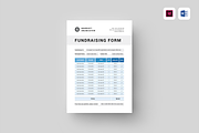 Fundraising Form, a Stationery Template by Leaflove (Thumbnail 1 of 5)