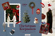 Christmas Keepsakes Collage Pack, an Object Graphic by Feelsoul (Thumbnail 1 of 7)