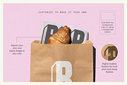 Kraft Takeaway Bag mockup, a Packaging Mockup by mockstar (Thumbnail 4 of 7)