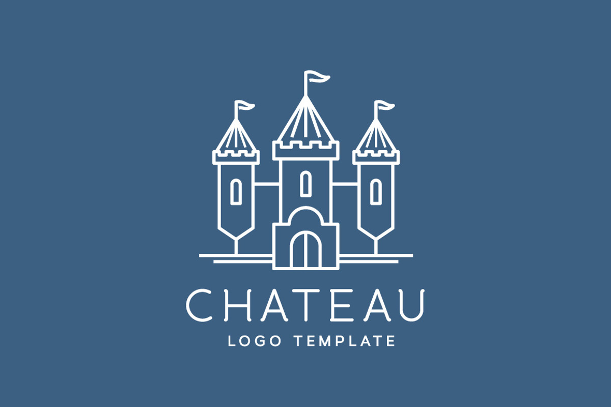 Line Style Vector Castle Logos, a Branding & Logo Template by Createvil (Photo 2 of 6)