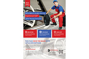 Auto Service Flyer Template, a Flyer Template by TheGraphicsWorld (Thumbnail 3 of 3)