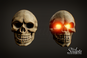 Skull Selection, a Characters & Person 3D Model by Adam Sculpts