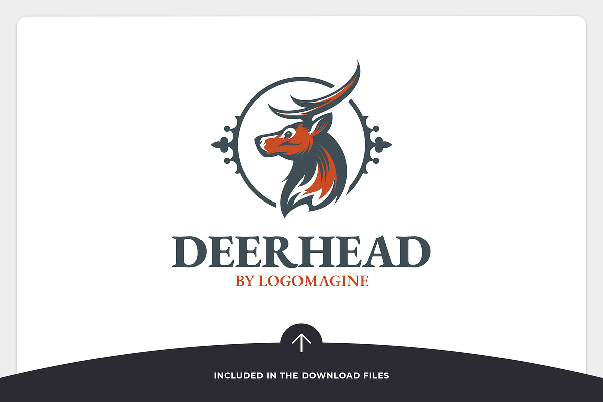 Deer Head Logo Template, a Branding & Logo Template by LOGOMAGINE (Photo 5 of 16)