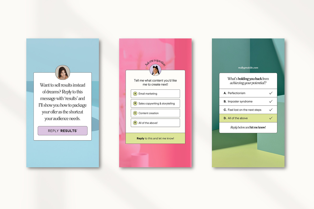 Instagram Story Templates Canva, a Social Media Template by Fallon Gerst (Photo 8 of 27)