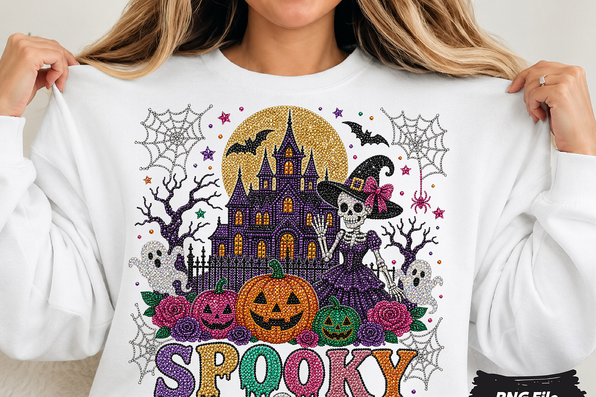 Spooky Halloween PNG, a Seasonal Illustration by DreamCafeArt (Photo 1 of 6)
