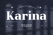 Karina Elegant Serif Font, a Serif Font by Graphicxell (Thumbnail 1 of 10)