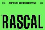 CS Rascal Semipixel, a Sans Serif Font by Craft Supply Co. (Thumbnail 1 of 8)