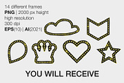 Retro geometric frame signboard EPS, an Object Graphic by MariiaVD (Thumbnail 7 of 8)