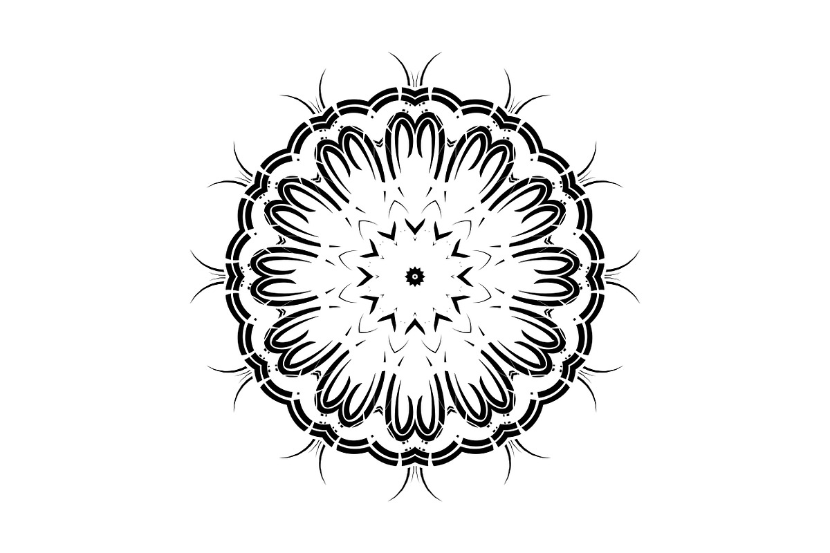 Decorative Mandala Digital Art Pack, a Decorative Illustration by NJ Himel (Photo 91 of 101)