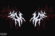 Black Metal Brushes- PNG/SVG&Brushes, a Brush Add-On by saintricchi (Thumbnail 3 of 8)