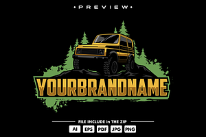 Offroad logo template