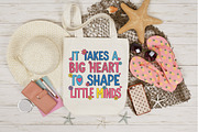 Big Heart Little Minds Teacher PNG, an Illustration by Designking (Thumbnail 4 of 4)