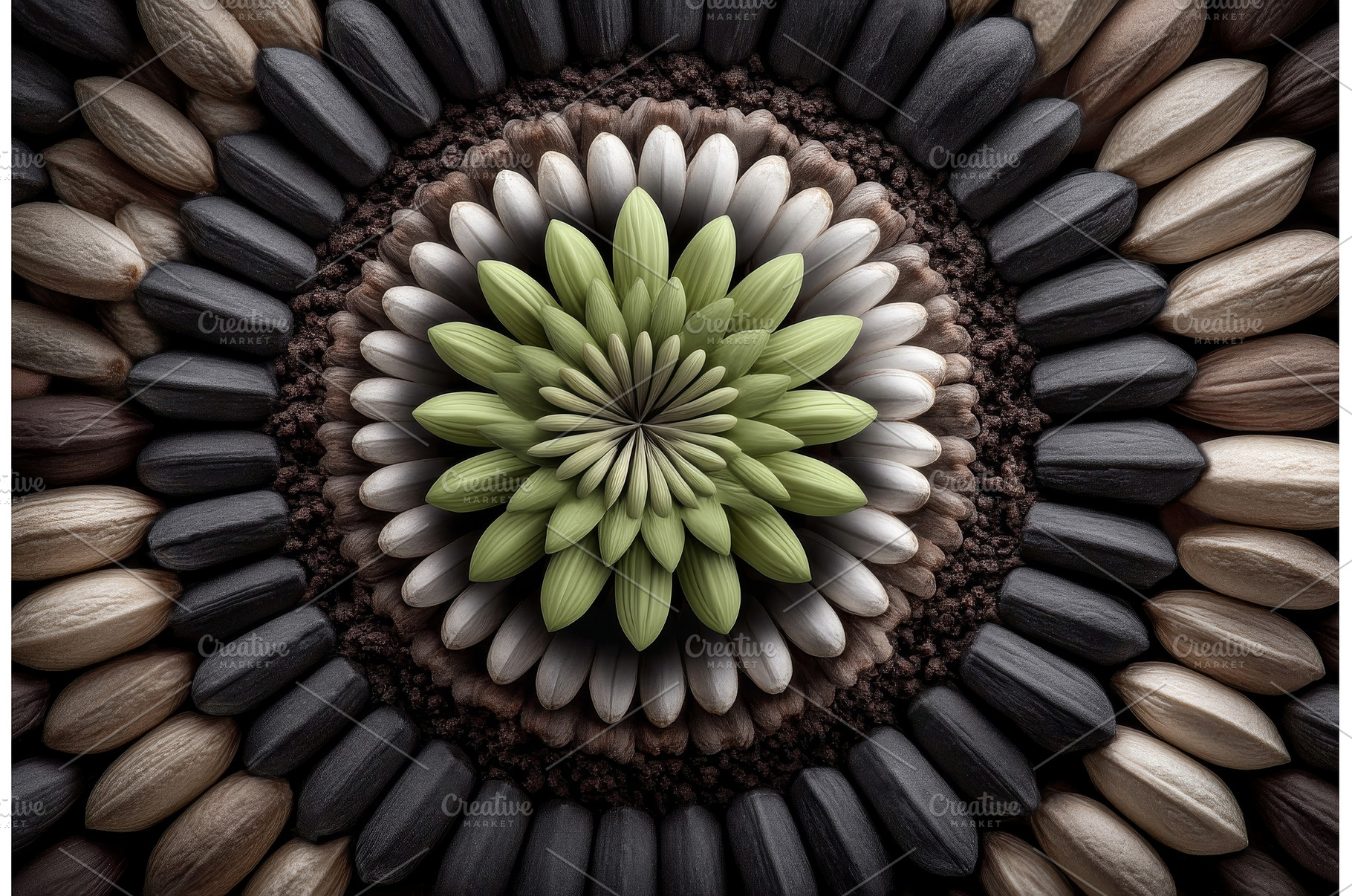 In the soil, microgreen seeds, a Nature Photo by ZinetroN