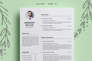 04 Pages WORD Resume