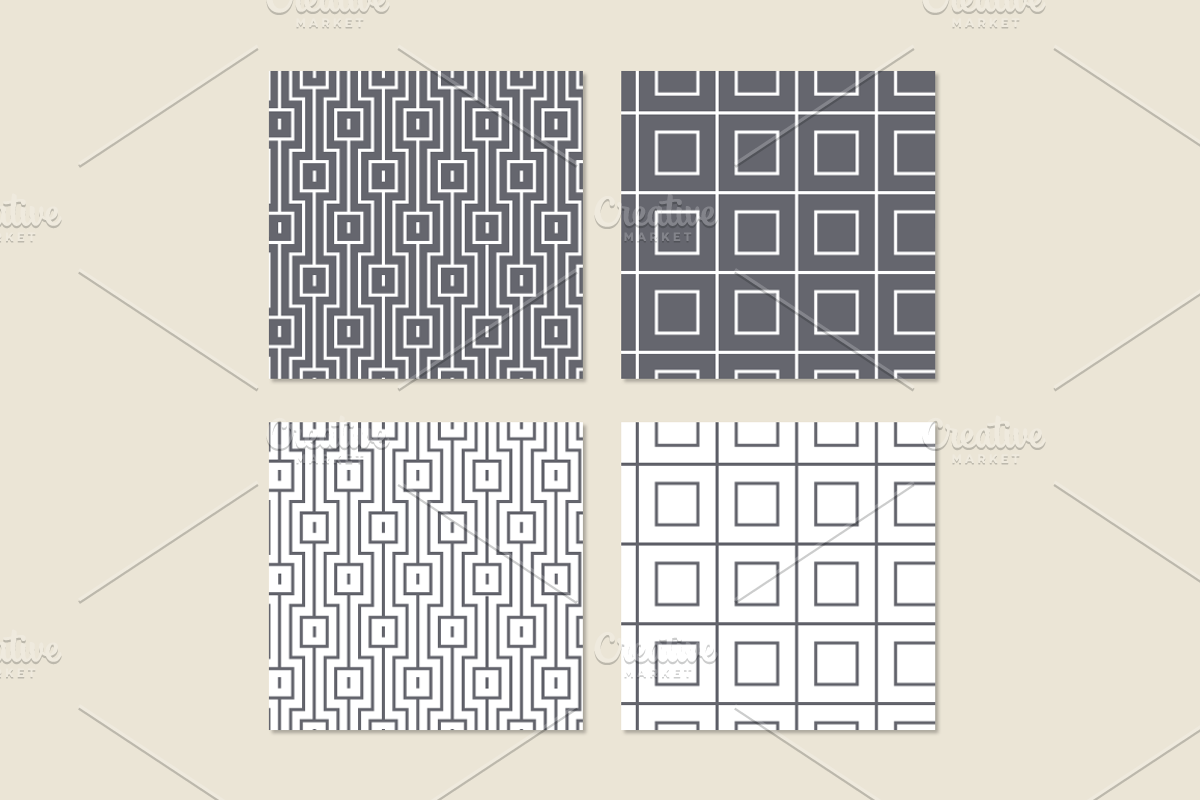 Black & White Patterns - Vector(ai), a Pattern Graphic by DeepDesign (Photo 2 of 6)