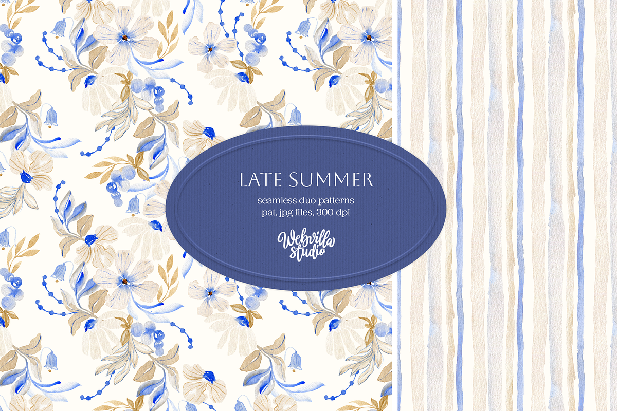 Late Summer Patterns, a Wallpaper Graphic by Webvilla Studio (Photo 1 of 7)