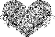 Decorative Heart Silhouette Bundle, an Illustration by Designs_River (Thumbnail 12 of 45)