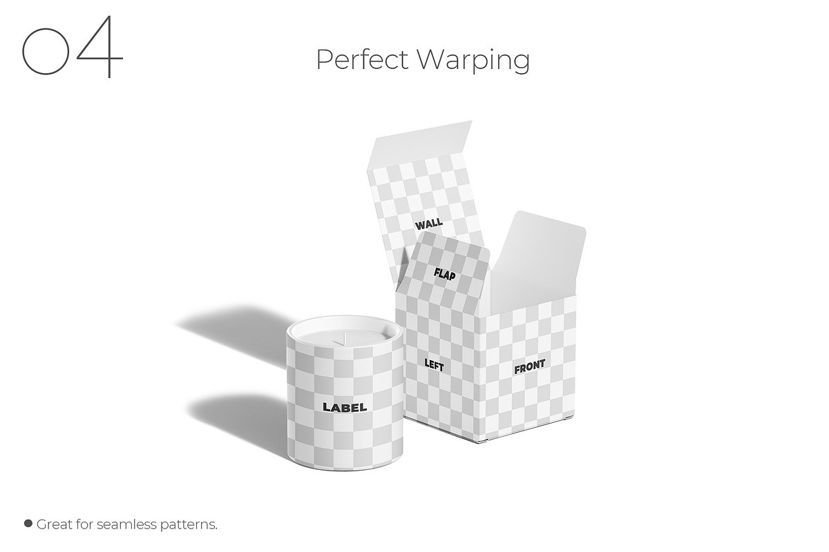 Candle With Cube Box Package Mockup, a Packaging Mockup by Sheikhadesign (Photo 5 of 12)