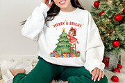 Vintage Christmas PNG Bundle, an Illustration by Designworld (Thumbnail 6 of 10)