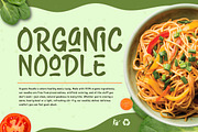 Rada Cenak - Food Display Font, a Handwritten Font by twinstd (Thumbnail 4 of 9)