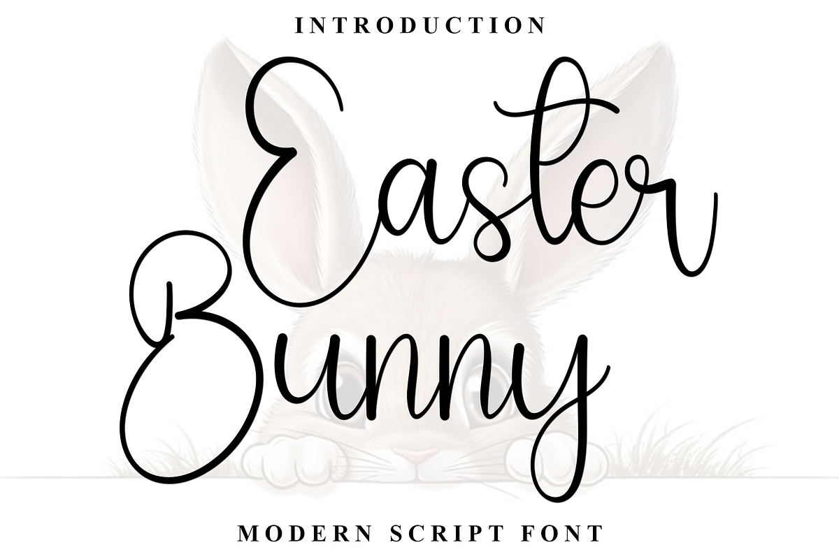 Easter Bunny, a Handwritten Font by InermediaSTUDIO (Photo 1 of 8)