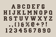 Bold Sport, a Slab Serif Font by Fourteen Letter (Thumbnail 3 of 5)