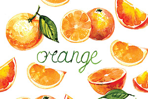 Oranges, Watercolor