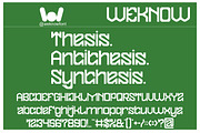 FRACTAL CONSCIOUSNESS font, a Slab Serif Font by weknow (Thumbnail 4 of 8)