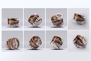 Ice Cream Package Mock-Up, a Packaging Mockup by DesignRushMarket
