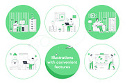 Flat Business Illustrations, a Finance Illustration by Brickclay (Thumbnail 6 of 8)