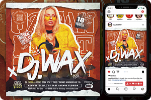 DJ Flyer, a Flyer Template by regalDRAW
