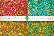 10 Colored Seamless Florals. Set #10, a Pattern Graphic by Patternalized (Thumbnail 2 of 4)