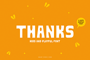 Kidzane - Kids Font, a Sans Serif Font by Iqsiart Studio (Thumbnail 6 of 6)