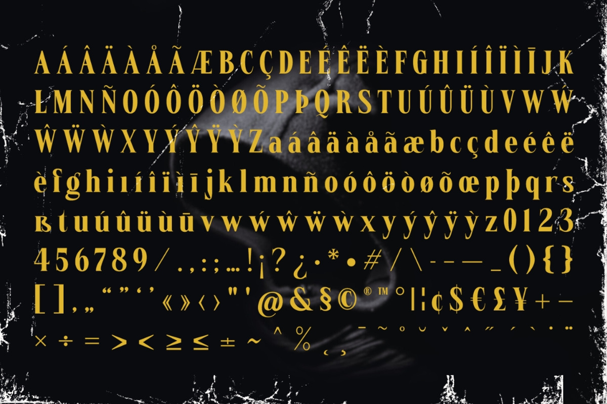 Phantoms - Condensed Vintage Serif, a Serif Font by Almeera Std (Photo 4 of 6)